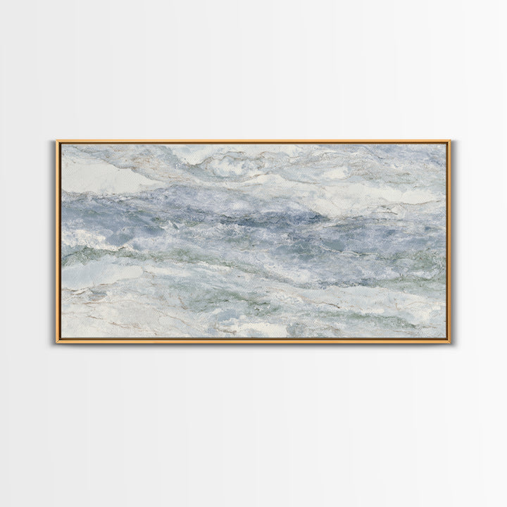 Subtle Marble Texture Canvas Print, Medical Office Art, Printable Wall Art, Office Decor, Oil Painting, Calm, Anatomy Wall Art, MOA-2x1-39