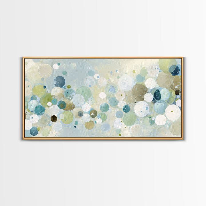 Abstract Cells and Circles as Soothing Pattern Canvas Print, Medical Office Art, Printable Art, Office Decor, Abstract Art, MOA-2x1-49