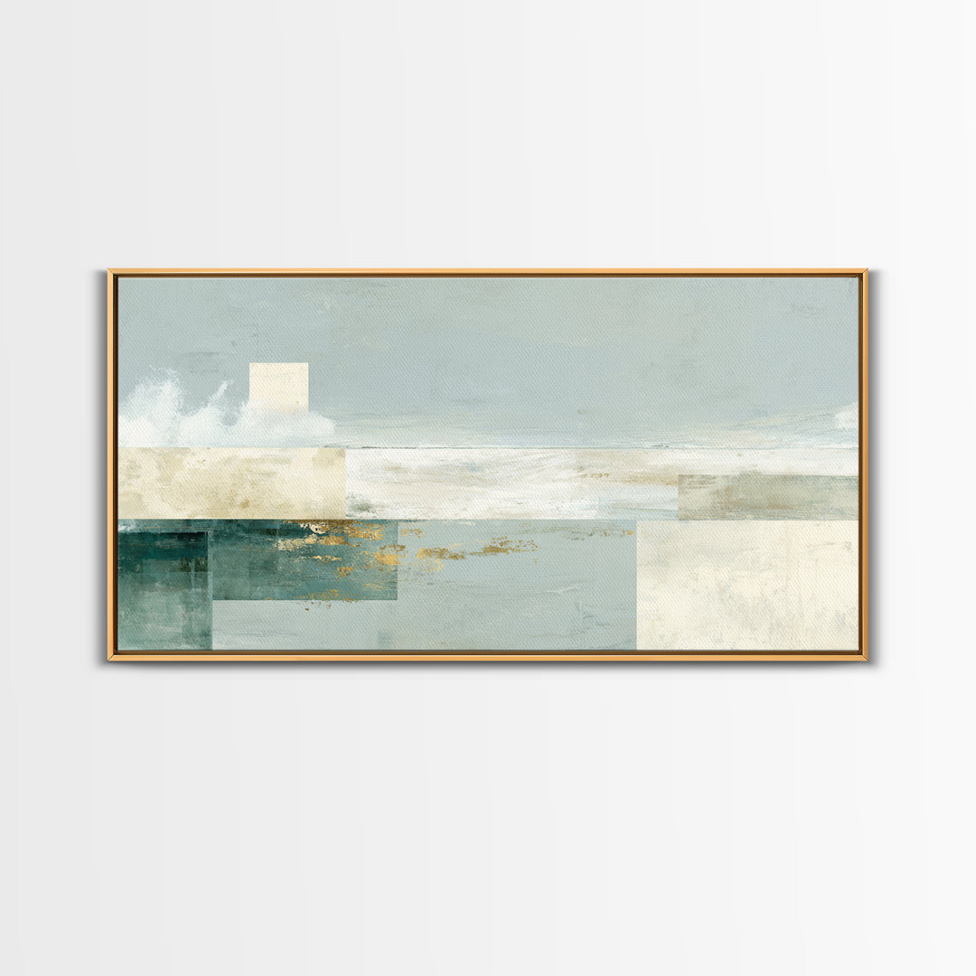 Clean Geometric Composition Canvas Print, Medical Office Art, Contemporary Art, Office Decor, Abstract Art, Calm, Animal Art, MOA-2x1-54