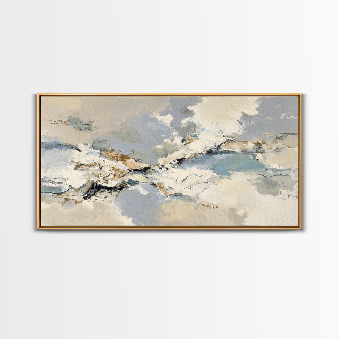 Simple Line Figure Canvas Print, Medical Office Art, Room Decor, Office Decor, Oil Painting, Calm, Medical Student Gift, MOA-2x1-62