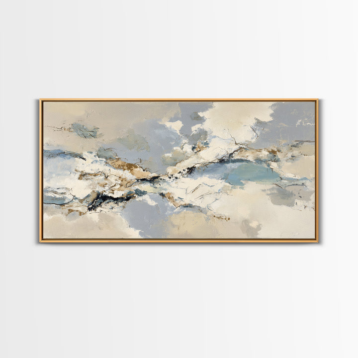 Simple Line Figure Canvas Print, Medical Office Art, Room Decor, Office Decor, Oil Painting, Calm, Medical Student Gift, MOA-2x1-62
