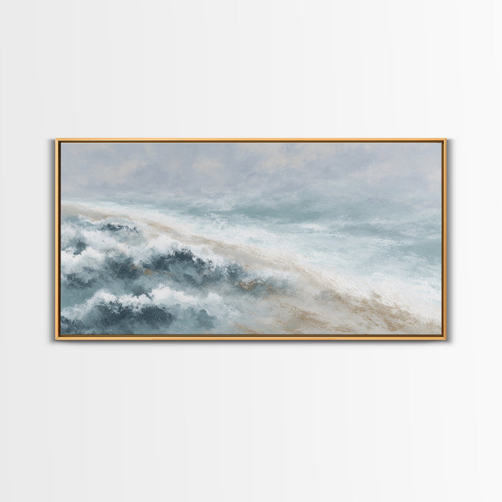 Subtle Marble Texture Canvas Print, Medical Office Art, Medical Decor, Office Decor, Calm, Science Art, Neuroscience Art, MOA-2x1-63