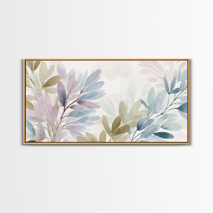 Lavender Botanical Still Life Framed Canvas Print, Medical Office Art, Office Decor, Calm, Brain Poster, Healthcare Wall Art, MOA-2x1-65