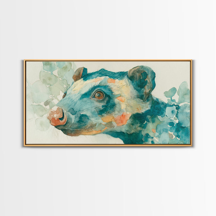 Subtle Marble Texture Framed Canvas Print, Medical Office Art, Educational Poster, Office Decor, Fine Art, Calm, Fine Art Print, MOA-2x1-87
