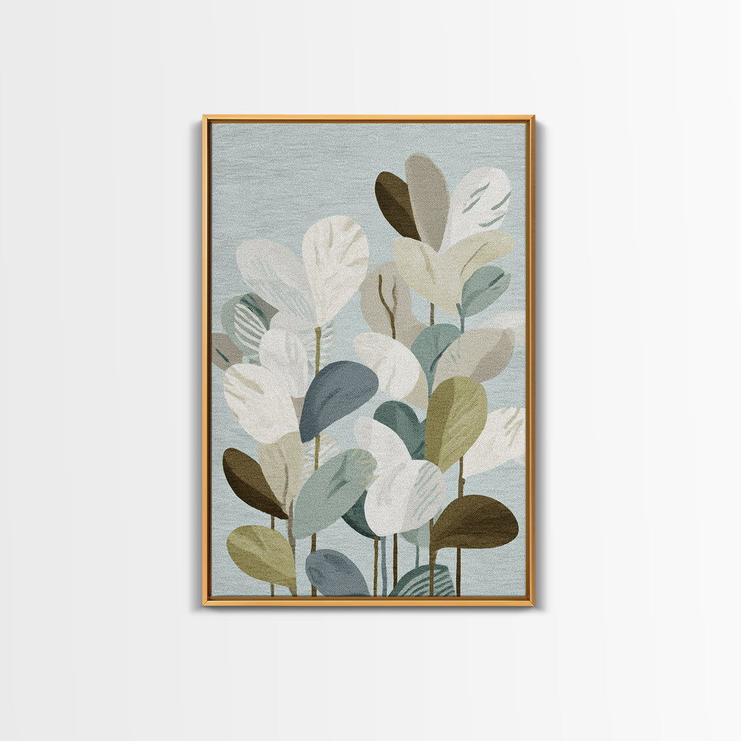 Clean Geometric Composition Framed Canvas Print, Medical Office Art, Room Decor, Office Decor, Abstract Art, Calm, MOA-2x3-18