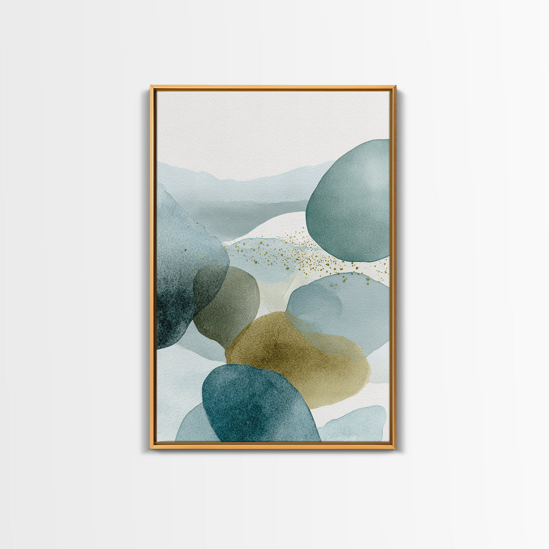 Simple Line Figure Framed Canvas Print, Medical Office Art, Boho Decor, Office Decor, Fine Art, Calm, Printable Wall Art, MOA-2x3-26