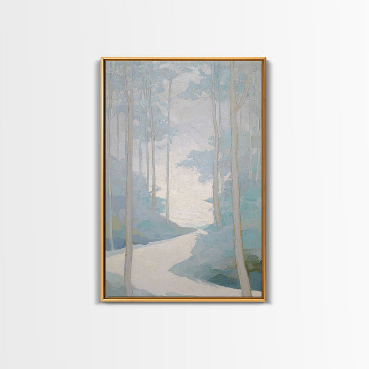Gentle Forest Path Canvas Print, Medical Office Art, Digital Wall Art, Office Decor, Fine Art, Calm, Healthcare Wall Art, MOA-2x3-49