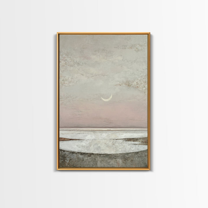 Peaceful Ocean Horizon Framed Canvas Print, Medical Office Art, Wall Art, Office Decor, Fine Art, Calm, Printable Card, MOA-2x3-60