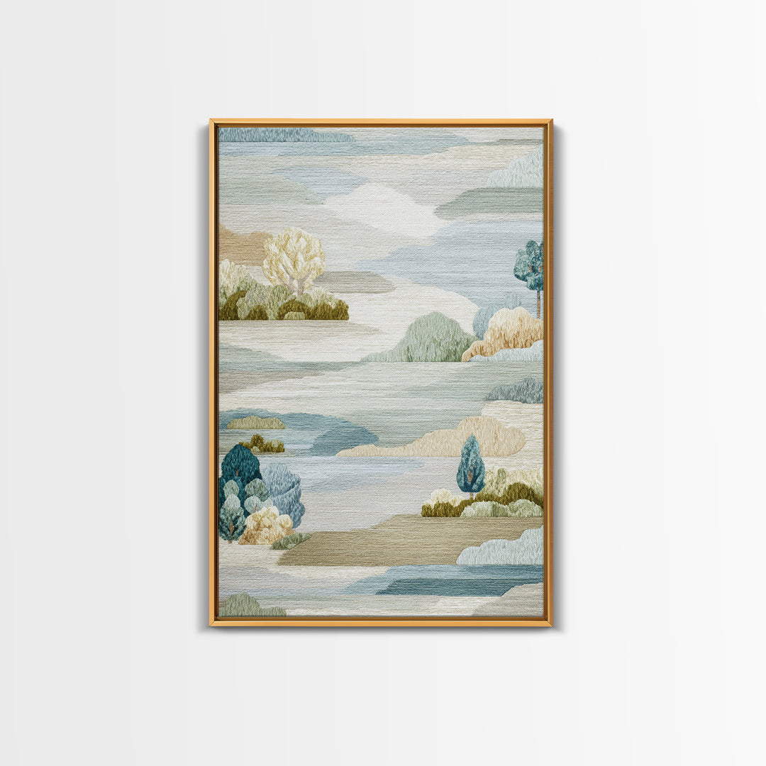 Clean Geometric Composition Canvas Print, Medical Office Art, Home Decor, Office Decor, Calm, Medical Art, Medical Decor, MOA-2x3-66
