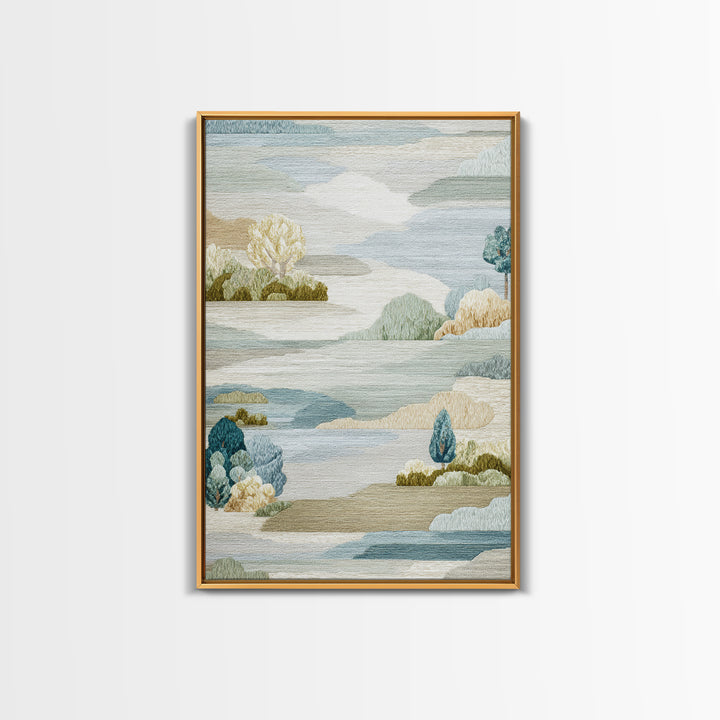 Clean Geometric Composition Canvas Print, Medical Office Art, Home Decor, Office Decor, Calm, Medical Art, Medical Decor, MOA-2x3-66