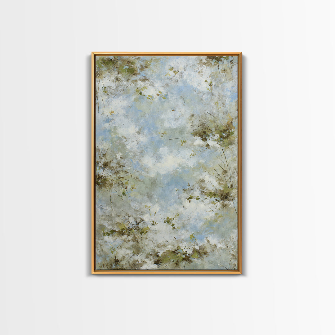 Sunlit Meadow with Wildflowers and Calm Mood Canvas Print, Medical Office Art, Medical Student Gift, Office Decor, Calm, MOA-2x3-68