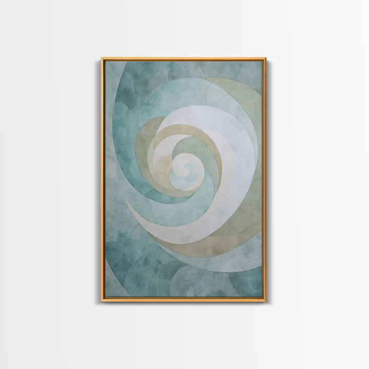 Abstract Healing Spiral Canvas Print, Medical Office Art, Digital Wall Art, Office Decor, Fine Art, Calm, Healthcare Wall Art, MOA-2x3-71