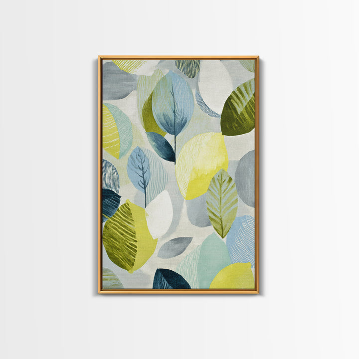 Fresh Citrus and Leaves for Bright Optimism Framed Canvas Print, Medical Office Art, Anatomy Poster, Office Decor, Oil Painting, MOA-2x3-8