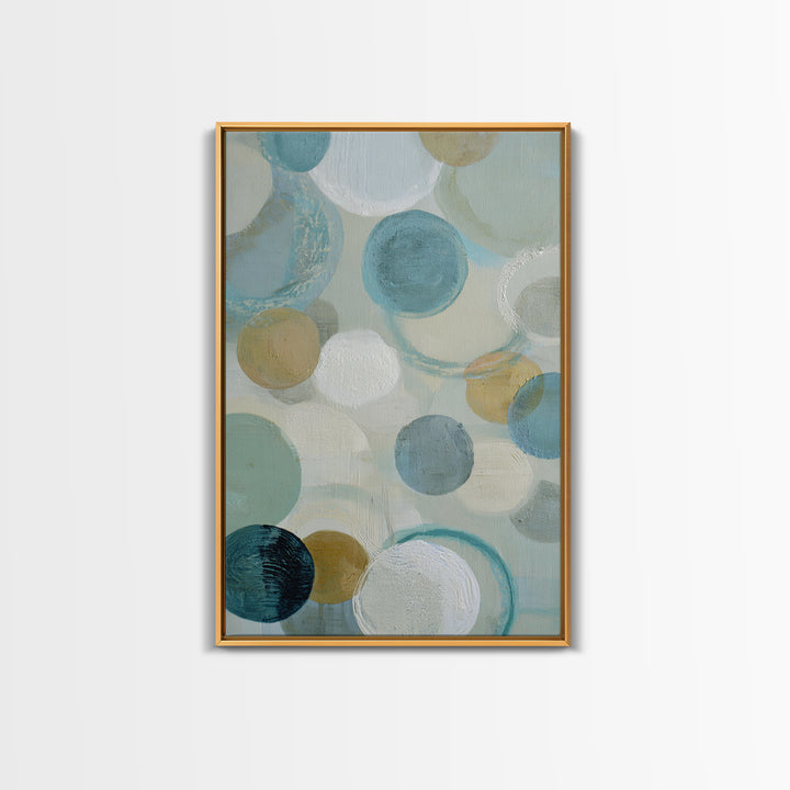 Abstract Cells and Circles as Soothing Pattern Canvas Print, Medical Office Art, Medical Office Decor, Office Decor, Calm, MOA-2x3-85