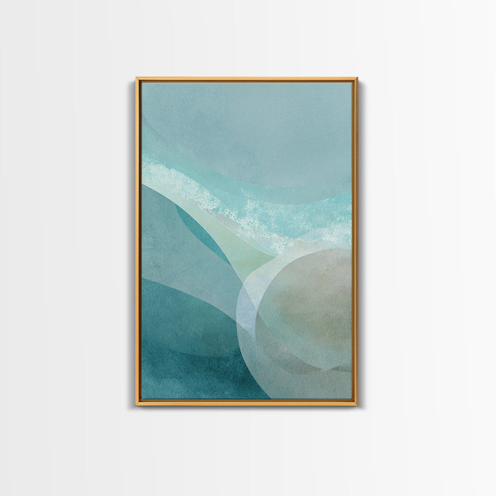Calming Blue Abstract Canvas Print, Medical Office Art, Wall Decor, Office Decor, Abstract Art, Calm, Medical Office Decor, MOA-2x3-9