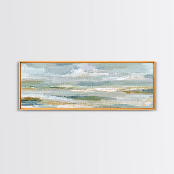 Sky and Cloud Scene Framed Canvas Print, Medical Office Art, Medical Art, Office Decor, Calm, Biology Art, Nurse Wall Art, MOA-3x1-1