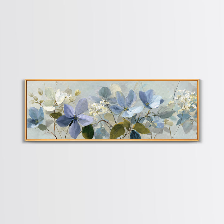 Lavender Botanical Still Life Framed Canvas Print, Medical Office Art, Anatomy Wall Art, Office Decor, Watercolor Art, Calm, MOA-3x1-37