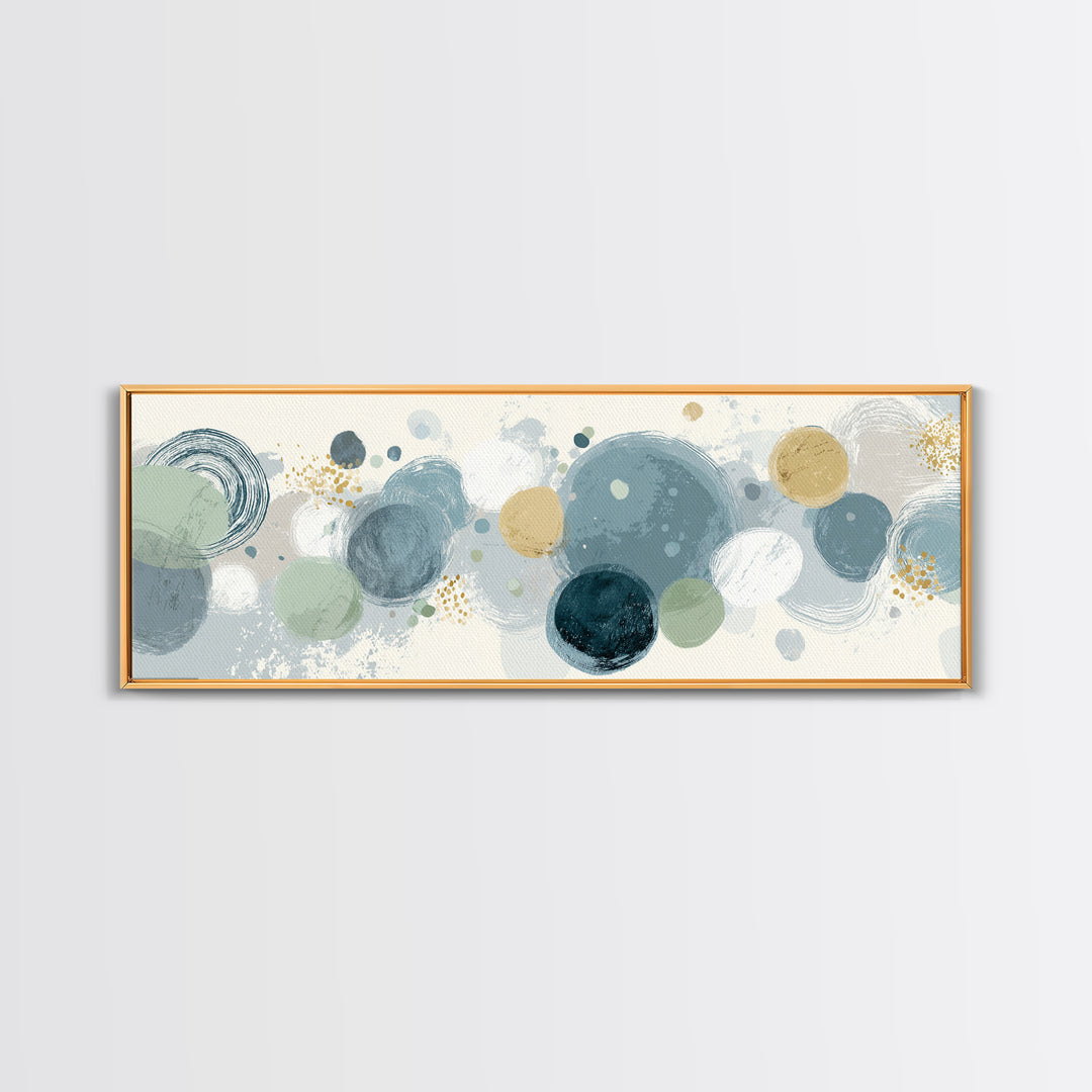 Abstract Cells and Circles as Soothing Pattern Canvas Print, Medical Office Art, Healthcare Wall Art, Office Decor, MOA-3x1-45