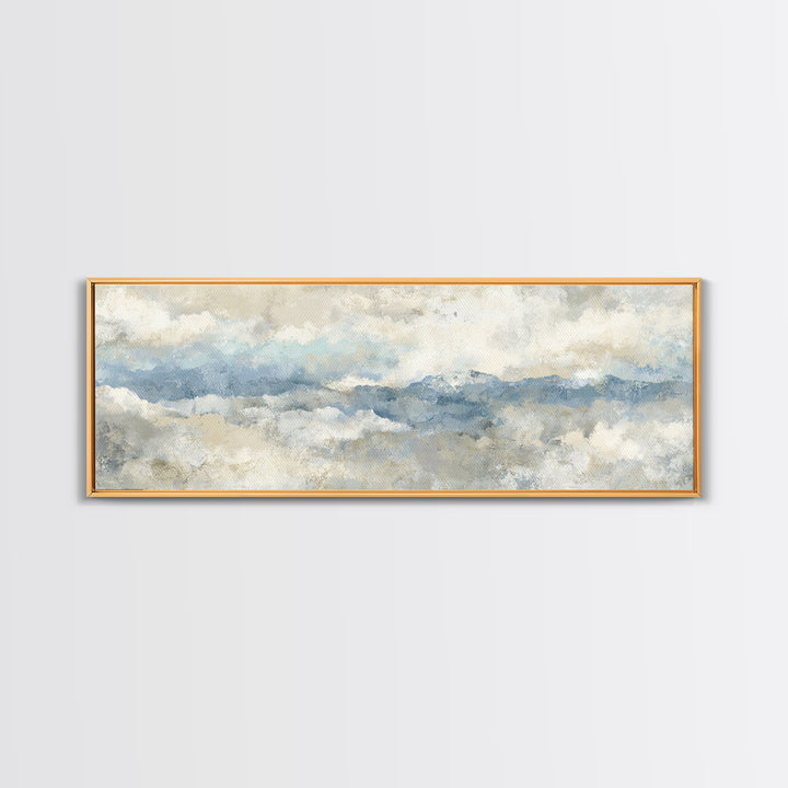Subtle Marble Texture Framed Canvas Print, Medical Office Art, Wall Art, Office Decor, Fine Art, Calm, Printable Card, MOA-3x1-59