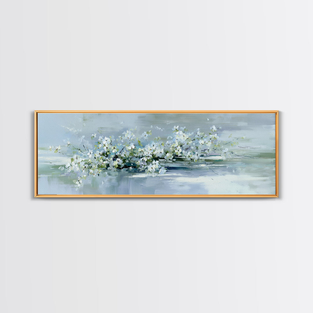Lavender Botanical Still Life Canvas Print, Medical Office Art, Anatomy Art, Office Decor, Watercolor Art, Calm, MOA-3x1-61