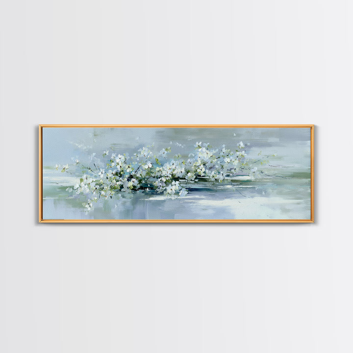 Lavender Botanical Still Life Canvas Print, Medical Office Art, Anatomy Art, Office Decor, Watercolor Art, Calm, MOA-3x1-61