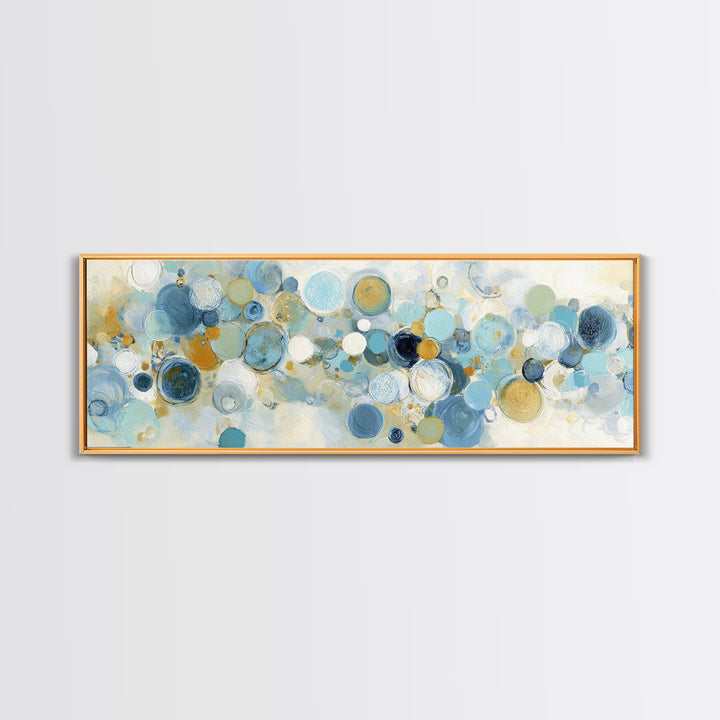 Abstract Cells and Circles as Soothing Pattern Canvas Print, Medical Office Art, Heart Anatomy Print, Office Decor, Calm, MOA-3x1-69