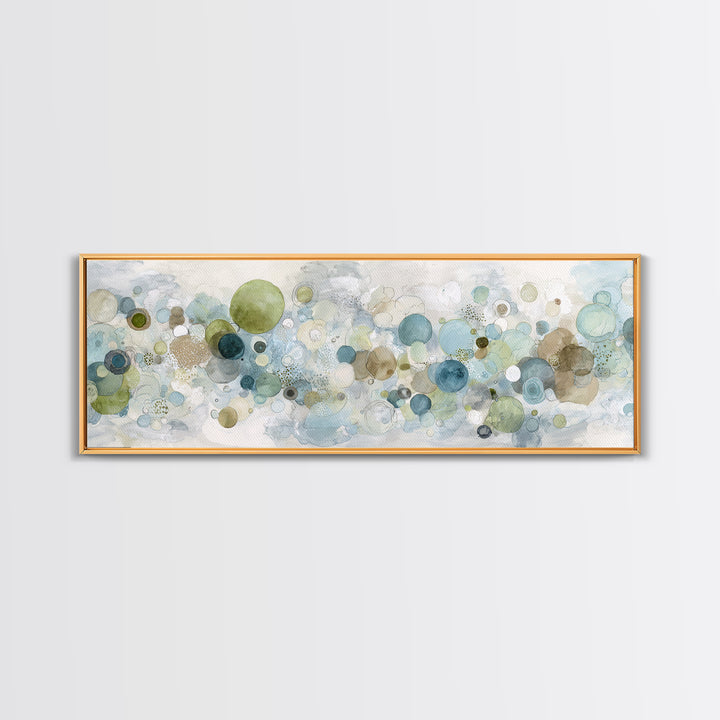 Abstract Cells and Circles as Soothing Pattern Canvas Print, Medical Office Art, Medical School, Office Decor, Fine Art, Calm, MOA-3x1-93