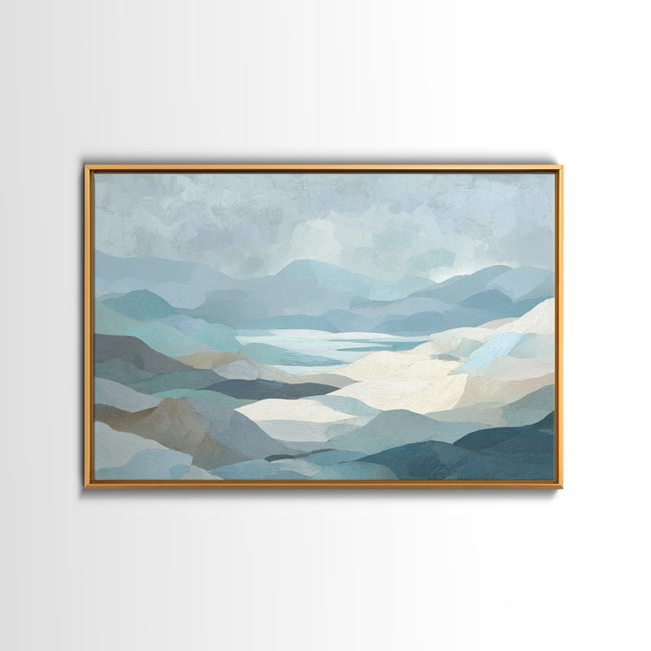 Simple Line Figure Canvas Print, Medical Office Art, Minimalist Art, Office Decor, Oil Painting, Calm, Educational Poster, MOA-3x2-22