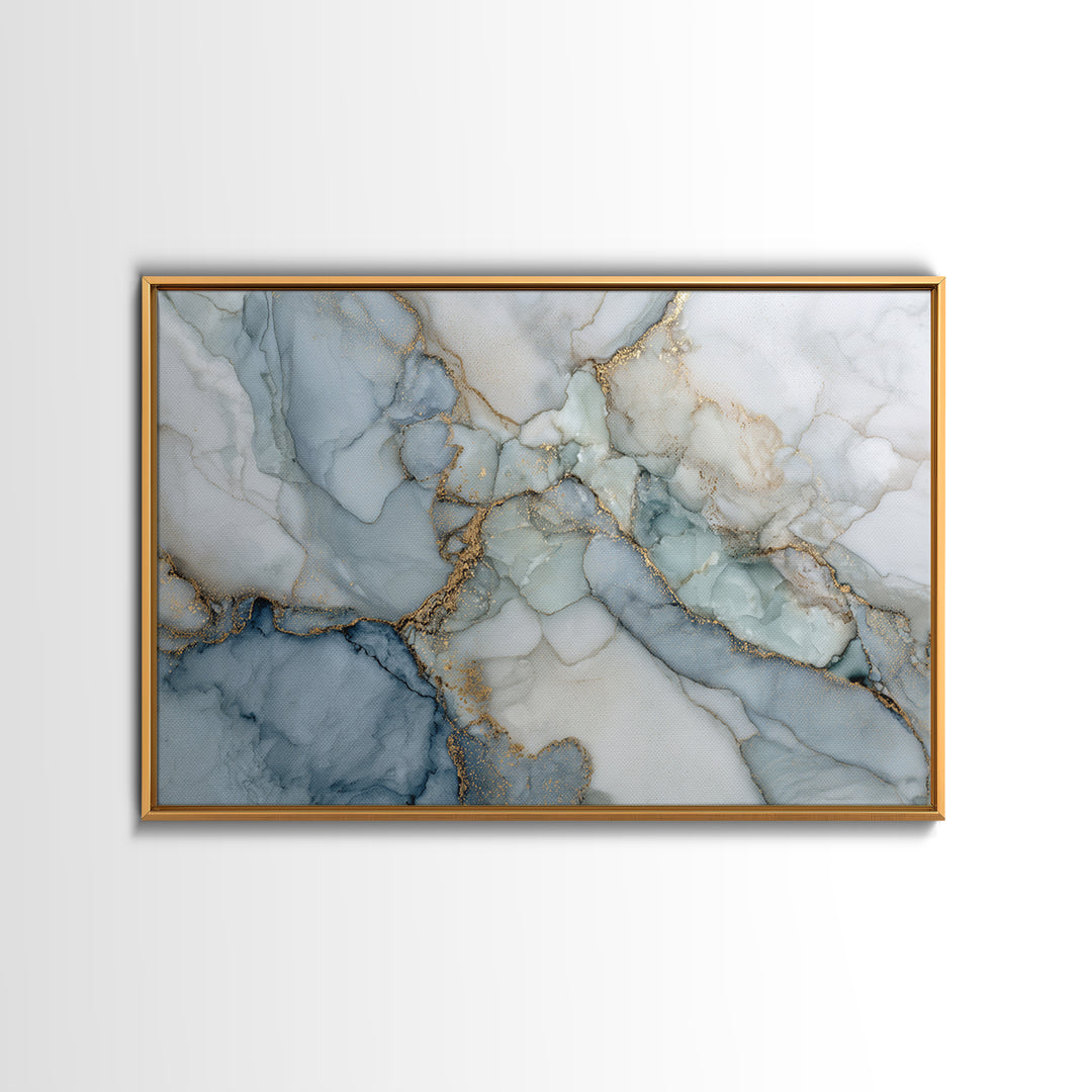 Subtle Marble Texture Framed Canvas Print, Medical Office Art, Anatomy Wall Art, Office Decor, Fine Art, Calm, Neuroscience Art, MOA-3x2-23