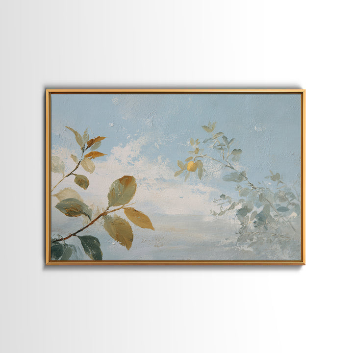 Fresh Citrus and Leaves for Bright Optimism Framed Canvas Print, Medical Office Art, Dental Office Decor, Office Decor, Calm, MOA-3x2-28