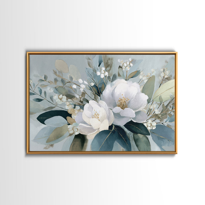 Lavender Botanical Still Life Canvas Print, Medical Office Art, Heart Anatomy Print, Office Decor, Oil Painting, Calm, MOA-3x2-49
