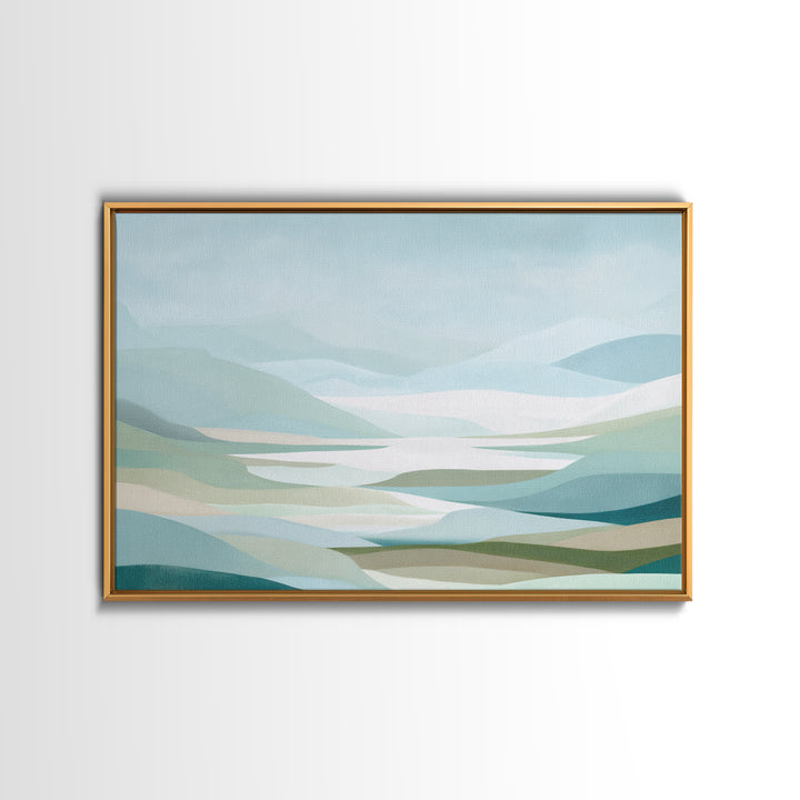 Clean Geometric Composition Canvas Print, Medical Office Art, Printable Card, Office Decor, Abstract Art, Calm, MOA-3x2-62