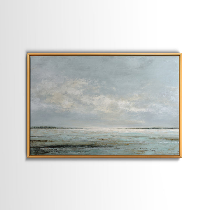 Large Neutral Landscape Canvas Print, Medical Office Art, Neutral Decor, Office Decor, Oil Painting, Calm, Wall Art, Home Decor, MOA-3x2-68