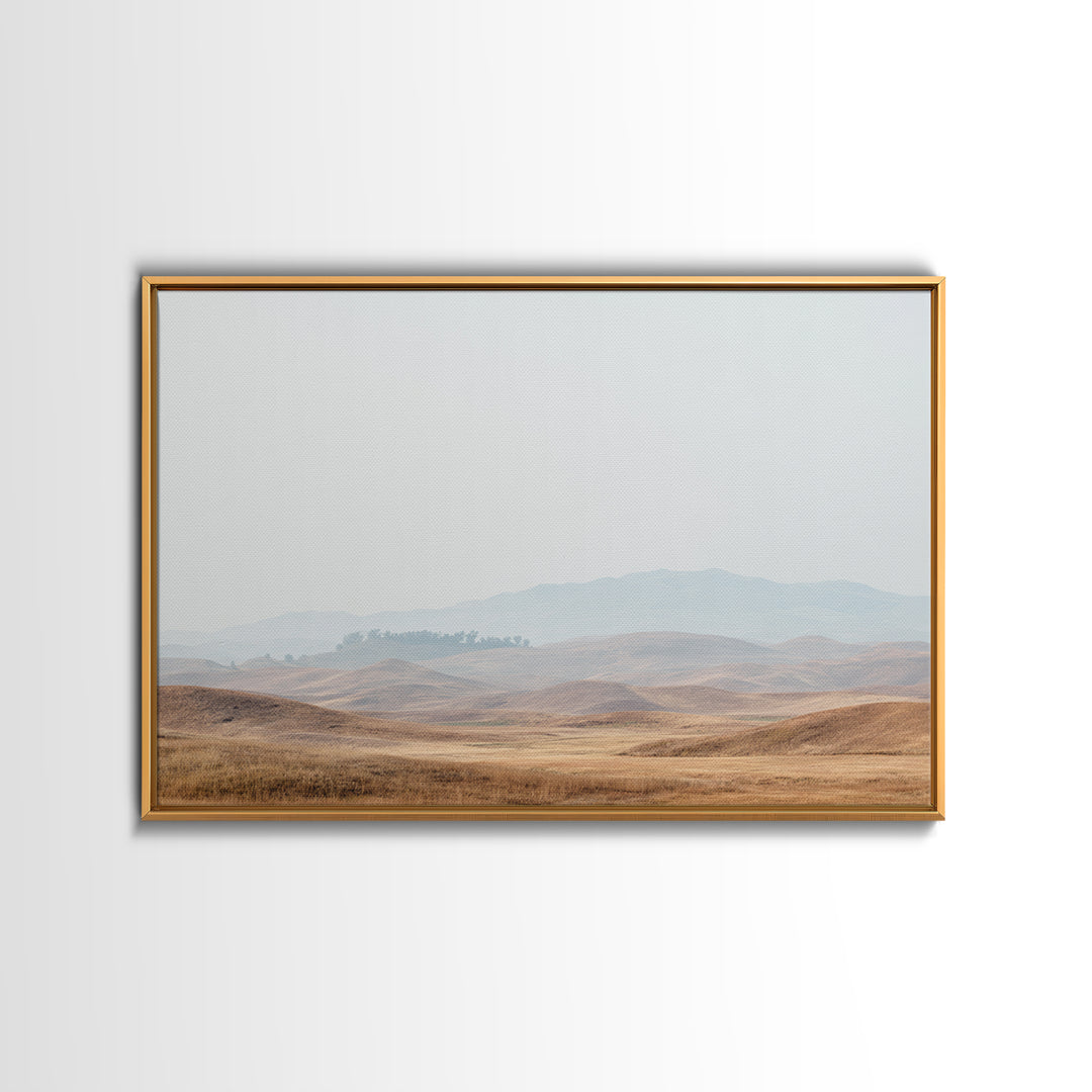 Large Neutral Landscape Framed Canvas Print, Medical Office Art, Luxury Decor, Office Decor, Fine Art, Calm, Digital Wall Art, MOA-3x2-92