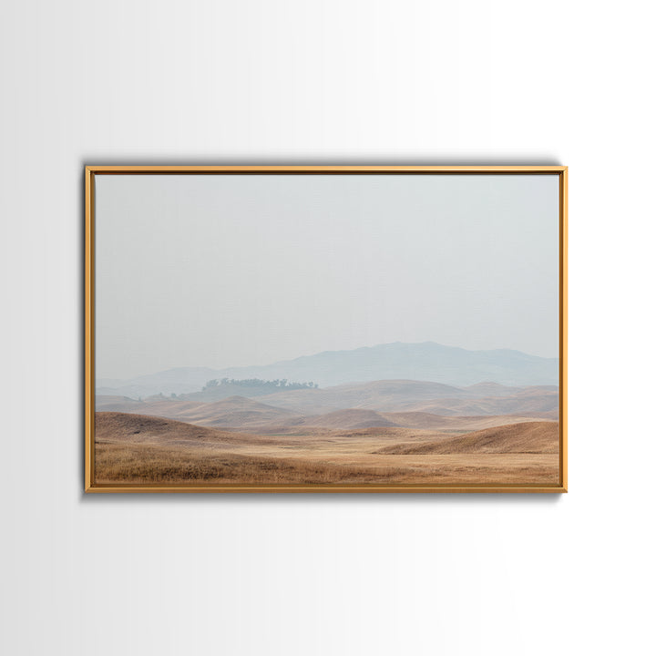 Large Neutral Landscape Framed Canvas Print, Medical Office Art, Luxury Decor, Office Decor, Fine Art, Calm, Digital Wall Art, MOA-3x2-92