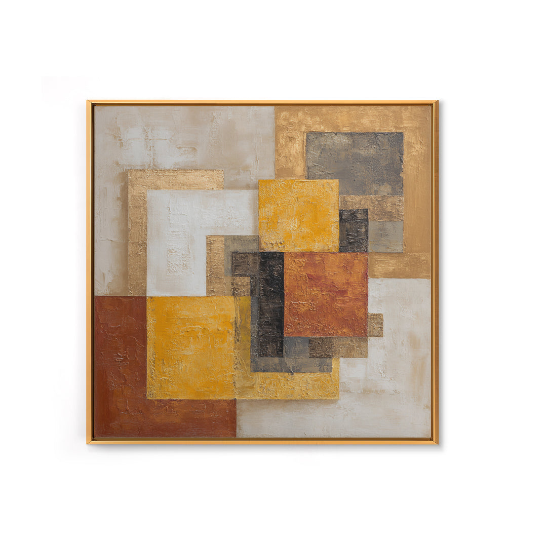 High Contrast Gallery Abstract Framed Canvas Print, Modern Art, Living Room Wall Art, Living Room Decor, Abstract Art, Modern, MOD-1x1-24