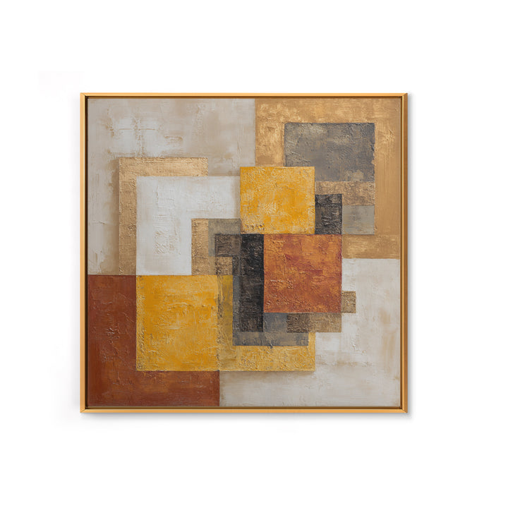 High Contrast Gallery Abstract Framed Canvas Print, Modern Art, Living Room Wall Art, Living Room Decor, Abstract Art, Modern, MOD-1x1-24