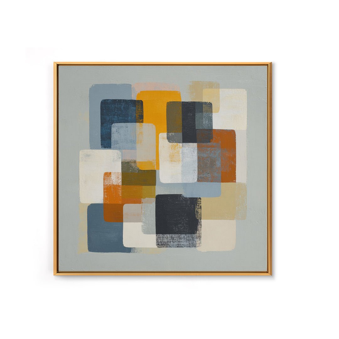 High Contrast Gallery Abstract Framed Canvas Print, Modern Art, Set of 3 Prints, Living Room Decor, Fine Art, Modern, MOD-1x1-72