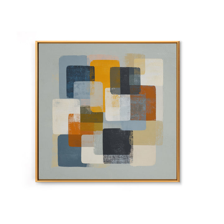 High Contrast Gallery Abstract Framed Canvas Print, Modern Art, Set of 3 Prints, Living Room Decor, Fine Art, Modern, MOD-1x1-72