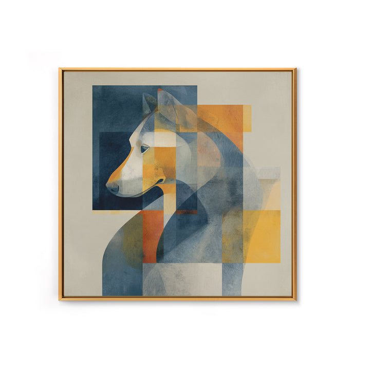 Modern Animal Portrait Canvas Print, Modern Art, Poster Art, Living Room Decor, Fine Art, Modern, Minimalist Decor, MOD-1x1-94