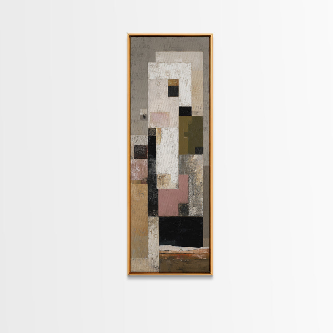 Modern Landscape with Simplified Horizon Canvas Print, Modern Art, Gallery Decor, Living Room Decor, Fine Art, Modern, MOD-1x3-21