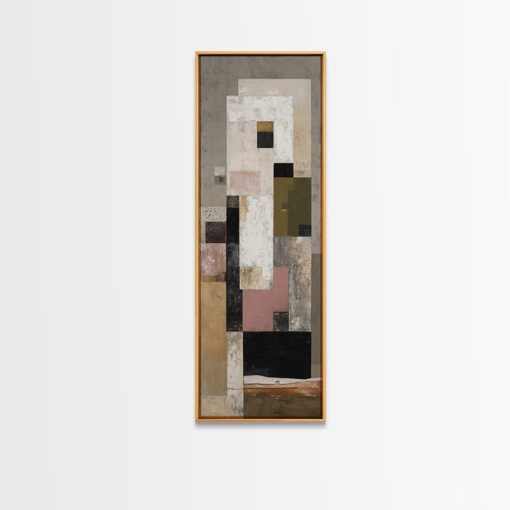 Modern Landscape with Simplified Horizon Canvas Print, Modern Art, Gallery Decor, Living Room Decor, Fine Art, Modern, MOD-1x3-21
