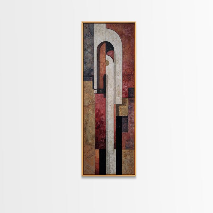 Architectural Arch Composition Canvas Print, Modern Art, Artwork, Living Room Decor, Fine Art, Modern 381, Set of Prints, MOD-1x3-81
