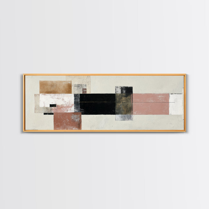 Modern Coastal Landscape Framed Canvas Print, Modern Art, Artwork, Living Room Decor, Oil Painting, Modern 258, Set of Prints, MOD-3x1-58