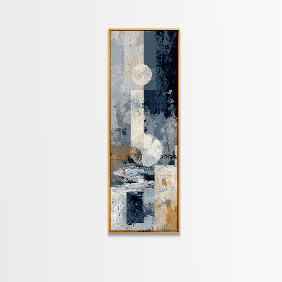 Silver Ocean Moonlight Scene Canvas Print, Monochrome Art, Contemporary Art, Living Room Decor, Fine Art, Mono, Original Art, MON-1x3-7