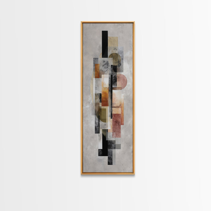 Black Ink Abstract Canvas Print, Monochrome Art, Luxury Decor, Living Room Decor, Abstract Art, Mono, Printable Wall Art, MON-1x3-90
