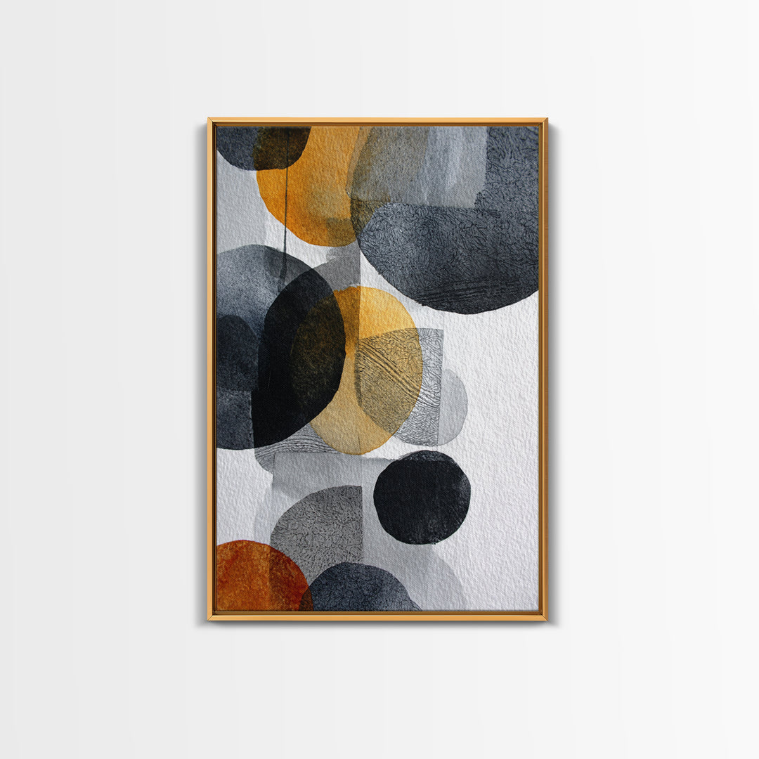 Black Ink Abstract Canvas Print, Monochrome Art, Luxury Decor, Living Room Decor, Abstract Art, Mono, Printable Wall Art, MON-2x3-14