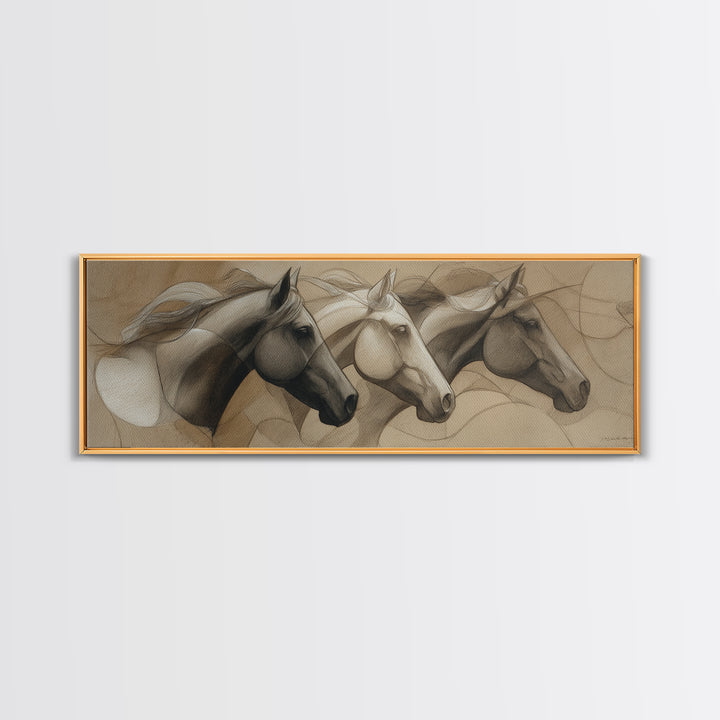 Ivory White Plaster Texture Composition Framed Canvas Print, Monochrome Art, Bird Art, Living Room Decor, Fine Art, Mono, MON-3x1-69