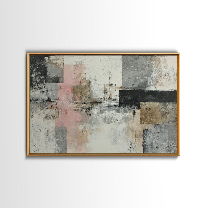 Black Ink Abstract Canvas Print, Monochrome Art, Printable Art, Living Room Decor, Abstract Art, Mono, Minimalist Wall Art, MON-3x2-34