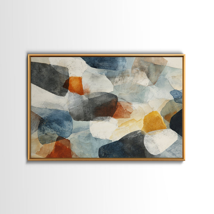 Black Ink Abstract Canvas Print, Monochrome Art, Printable Art, Living Room Decor, Abstract Art, Mono, Minimalist Wall Art, MON-3x2-58